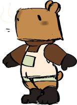 Coffeebara mascot Coffeebara mascot